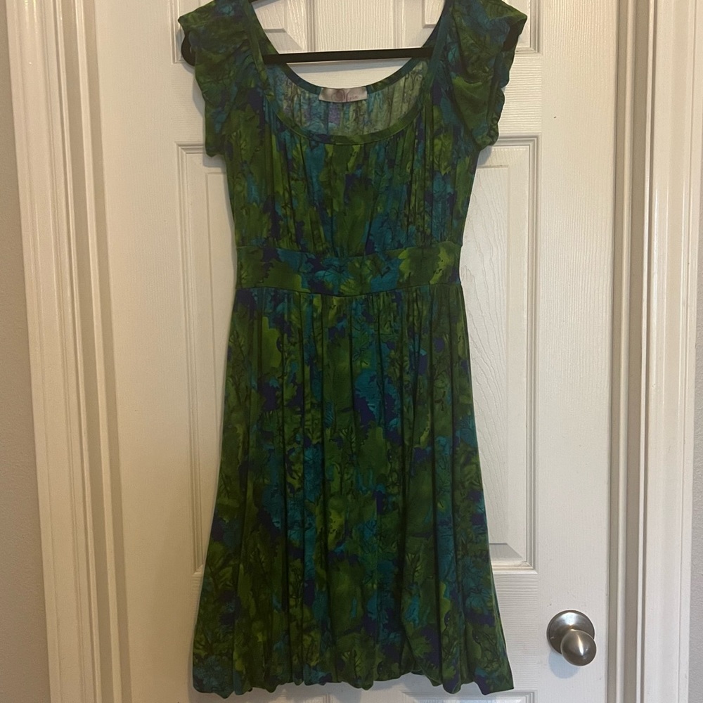 Watercolor Mini Dress
